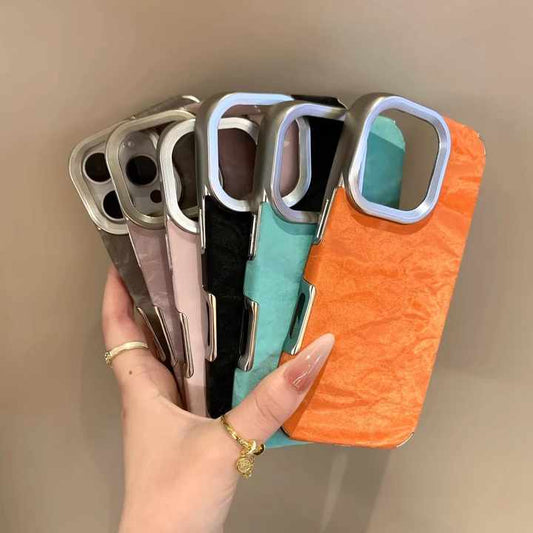 Luxury Leather Cortex Mobile Phone Cases for iPhone